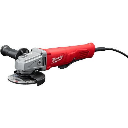 ‎11 Amp Corded 4-1/2 in. Small Angle Grinder Paddle No-lock