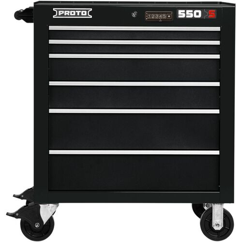 ‎Proto 550S 34″ Roller Cabinet - 6 Drawer, Gloss Black